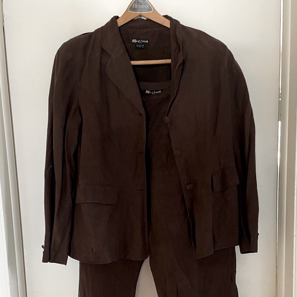 Vintage Monsoon Matching Pantsuit - Picture 1 of 6